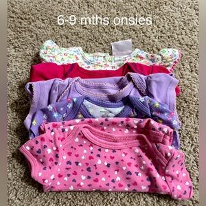 Colorful Baby Onesies Set